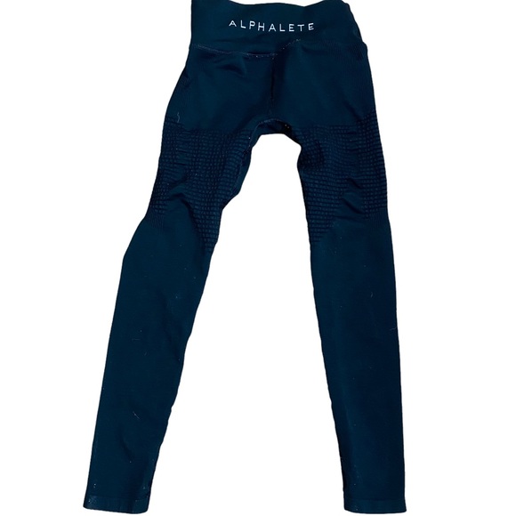 Alphalete Pants - Alphalete OG Revival Legging Black Gym Train Leggings  size medium